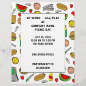 Company Summer Party Flyer (Hinten)