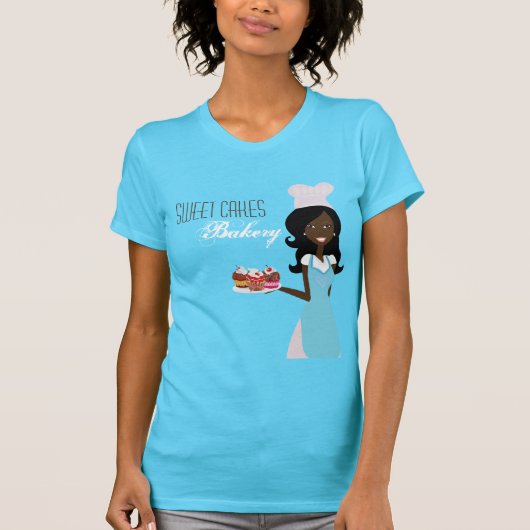 Company T - Shirt Afro American Baker Cup Cakes (Vorderseite)