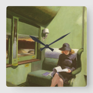 Compartment C, Car 293 Quadratische Wanduhr