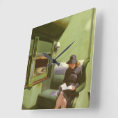 Compartment C, Car 293 Quadratische Wanduhr (Winkel)