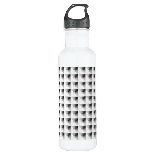 Compartment Design in Grey. Trinkflasche (Vorderseite)