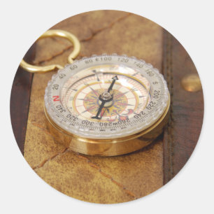 Compass040309 Runder Aufkleber