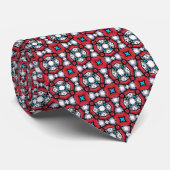 Compass and Stars Neck Tie Krawatte (Gerollt)