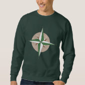 Compass Camping Wandercampingbegeisterter Sweatshirt (Vorderseite)