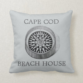 Compass Cape Cod Beach House Kissen