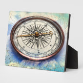 Compass Clouds Fotoplatte (Seite)