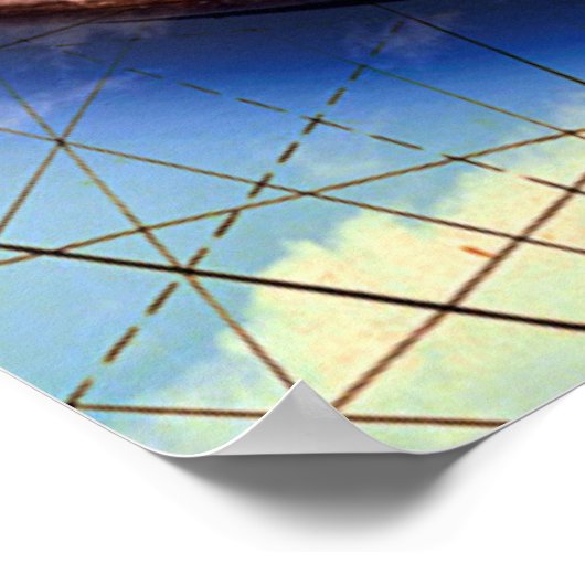Compass Clouds Poster (Ecke)
