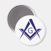 Compass-Freemason-Zunft Mason-Organisationszeichen Magnet (Vorderseite/Rückseite)