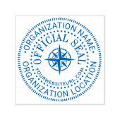 Compass Generic Custom Offiziell Siegel Name Loc U Permastempel (Design)