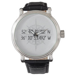 Compass GPS Zuhause-Koordinaten Armbanduhr