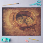 Compass Grunge 20x30 Decoupage Seidenpapier (Basteln)