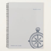Compass Hard Cover Planer - Mitternachtskartograf (Vorderseite)