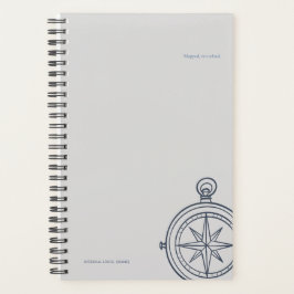 Compass Hard Cover Planner- Midnight Cartographer Planer