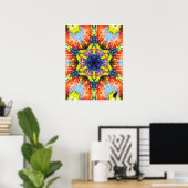 Compass Kinetic Collage Kaleidoscope Poster (Heimbüro)