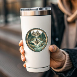 Compass Lake Vinyl Aufkleber | Gestanzter Aufklebe