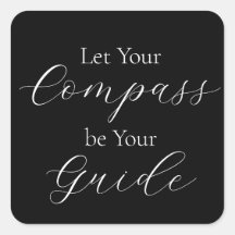 'Compass Lass Your Guide' - Weiß