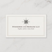 Compass-Logo Traditionell Visitenkarte (Vorderseite)