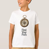 "Compass & Map T - Shirt für Pfadfinder suchen" (Vorderseite)