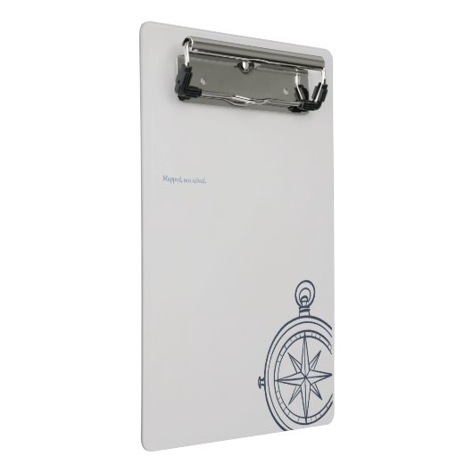 Compass-Midnight Cartographer- Clipboard Mini Klemmbrett (Schrägansicht)