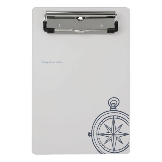 Compass-Midnight Cartographer- Clipboard Mini Klemmbrett (Vorderseite)