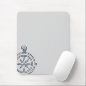 Compass- Midnight Cartographer  Mousepad (Mit Mouse)