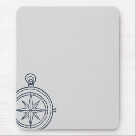 Compass- Midnight Cartographer  Mousepad