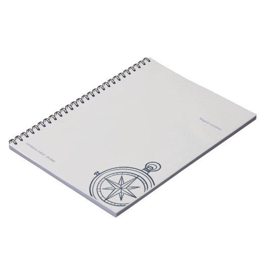 Compass-Midnight Cartographer  Notizblock (Linke Seite)