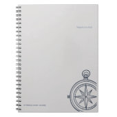 Compass-Midnight Cartographer  Notizblock (Vorderseite)