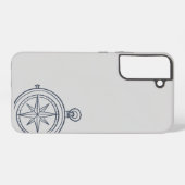 Compass- Midnight Cartographer- phone Cover Samsung Galaxy Hülle (Rückseite (Horizontal))