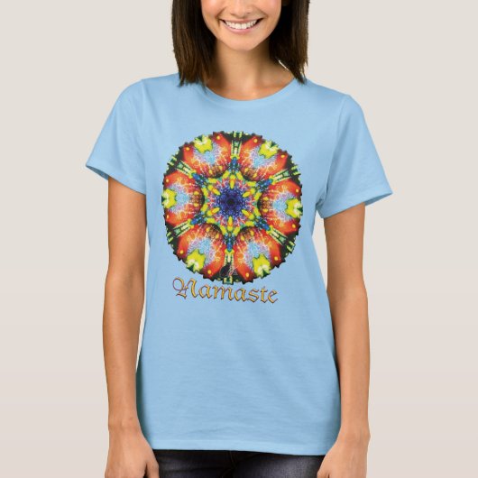 Compass Namaste Kaleidoskop-T - Shirt (Vorderseite)