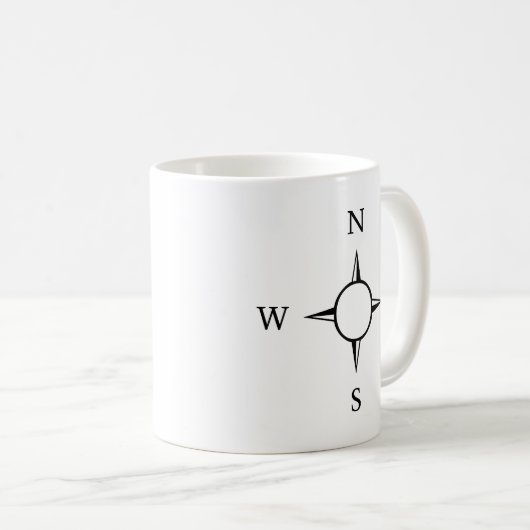 Compass Points Tasse (VorderseiteRechts)