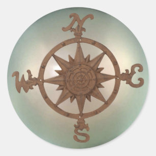 Compass Rose 2 Aufkleber