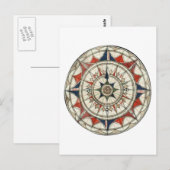 Compass-Rose #5 Postkarte (Vorne/Hinten)