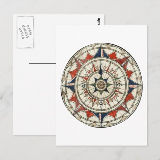 Compass-Rose #5 Postkarte (Vorne/Hinten)