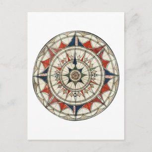 Compass-Rose #5 Postkarte