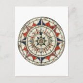 Compass-Rose #5 Postkarte (Vorderseite)