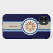 COMPASS ROSE - ADD Case-Mate iPhone HÜLLE (Rückseite (Horizontal))