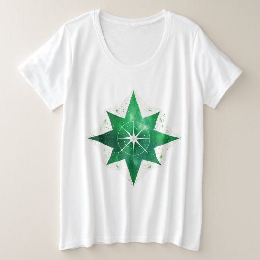 "Compass Rose Adventure Tee" Große Größe T-Shirt (Design vorne)