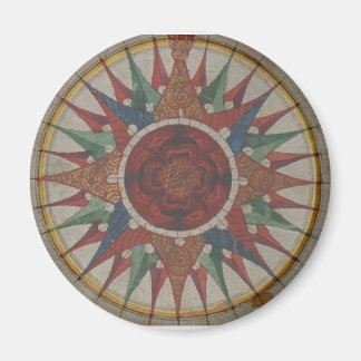 Compass-Rose für Manuskript Magnet