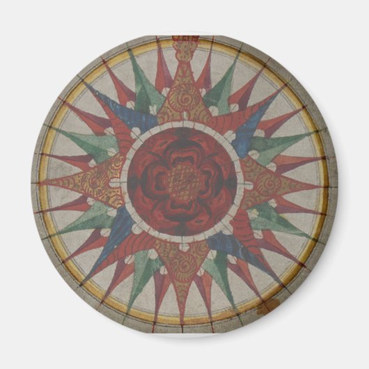 Compass-Rose für Manuskript Magnet (Vorne)