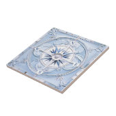 Compass Rose Jugendstil Imitate Hilfe Blau Küche Fliese (Seite)