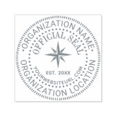 Compass Rose Offiziell Siegel Name Loc URL Estdatu Permastempel (Design)