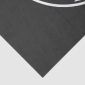 Compass Star Monogramm personalisierbares Emblem Seidenpapier (Detail)