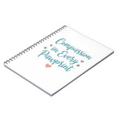 Compassion in Every Pawprint – Vet Tech Notizblock (Linke Seite)