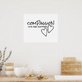 ComPassion-Liebe Poster (Küche)