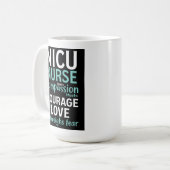 Compassion Meets Courage – Fearless & Kind Kaffeetasse (Vorderseite Links)