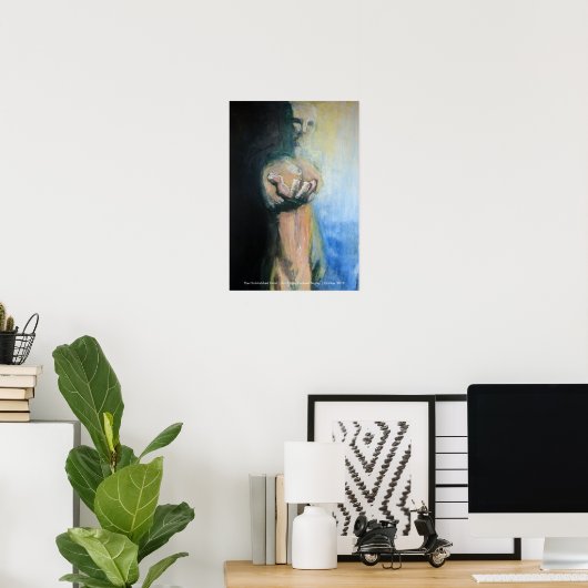 "Compassion: The Outstretched Hand" Poster (Heimbüro)