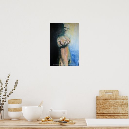 "Compassion: The Outstretched Hand" Poster (Küche)