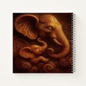 Compassionate Elephants Sketch Notizblock (Rückseite)