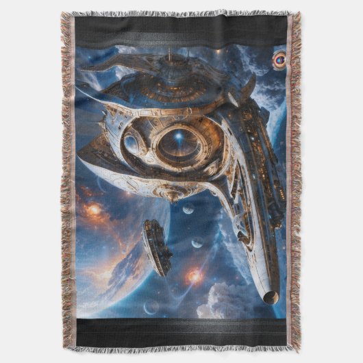 Compellione Galactic Cruiser Al Art von Xzendor7 Decke (Vorderseite Vertikal)